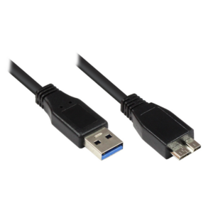 Good Connections Micro USB 3.0 Kabel 2m USB-A Stecker/Micro-B Stecker