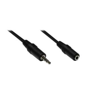 Good Connections Klinke Kabel 2m Stecker - Buchse Stereo schwarz