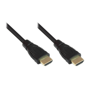 Good Connections High Speed HDMI Kabel 1m mit Ethernet gold Stecker schwarz