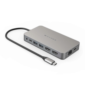 Hyper Drive Dual 4K HDMI 10-in-1 USB-C Hub für M1 MacBook