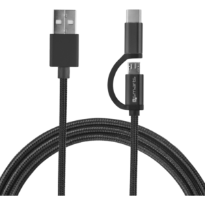 4smarts Micro-USB & USB-C Kabel ComboCord 1m