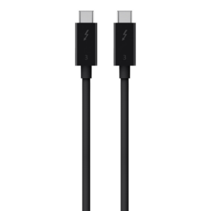 Belkin Thunderbolt 3-Kabel USB-C-/USB-C 40 Gbit/s 100W 0.8m schwarz