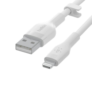 Belkin Flex Lightning/ USB-A Kabel mfi zertifiziert 2m weiß CAA008BT2MWH