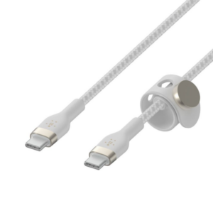 Belkin Pro Flex USB-C/ USB-C Kabel Power Delivery 60W 2m weiß CAB011BT2MWH