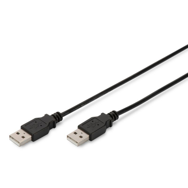 DIGITUS AK-300101-010-S USB 2.0 Kabel Typ A St./ St. 1m schwarz