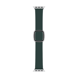 Apple Watch 40mm Modernes Lederarmband Waldgrün large