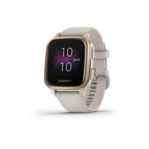 Garmin Venu Sq Music GPS-Fitness-Smartwatch beige/gold HF-Messung