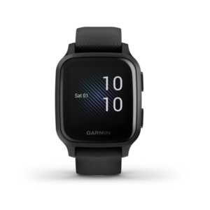 Garmin Venu Sq Music GPS-Fitness-Smartwatch grau/schiefer HF-Messung