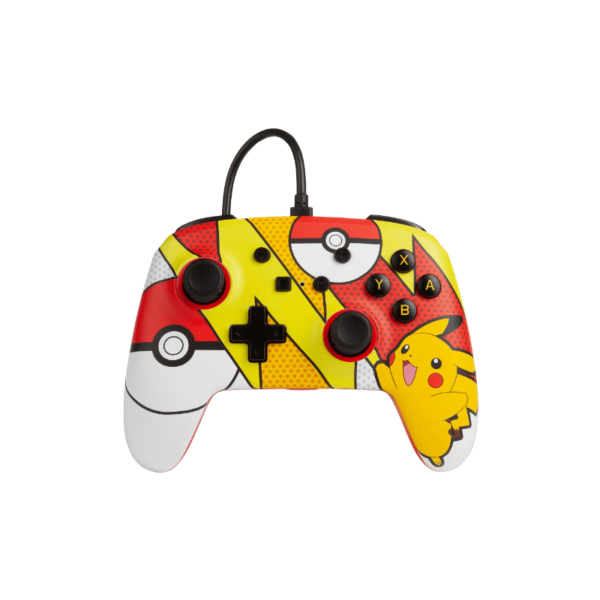 Power A Enhanced Wired Controller für Nintendo Switch - Pikachu Pop Art