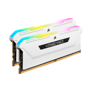 16GB (2x8GB) Corsair Vengeance RGB PRO SL DDR4-3200 RAM CL16 (16-20-20-38) Weiß