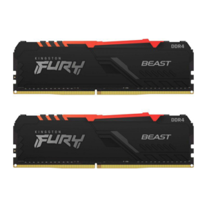 64GB (2x32GB) KINGSTON FURY Beast RGB DDR4-3200 CL16 RAM Gaming Arbeitsspeicher