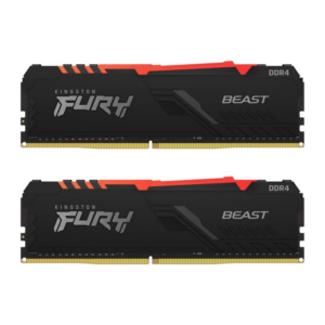 16GB (2x8GB) KINGSTON FURY Beast RGB DDR4-3600 CL17 RAM Gaming Arbeitsspeicher