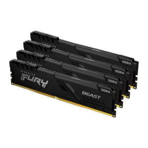 128GB (4x32GB) KINGSTON FURY Beast DDR4-2666 CL16 RAM Gaming Arbeitsspeicher Kit