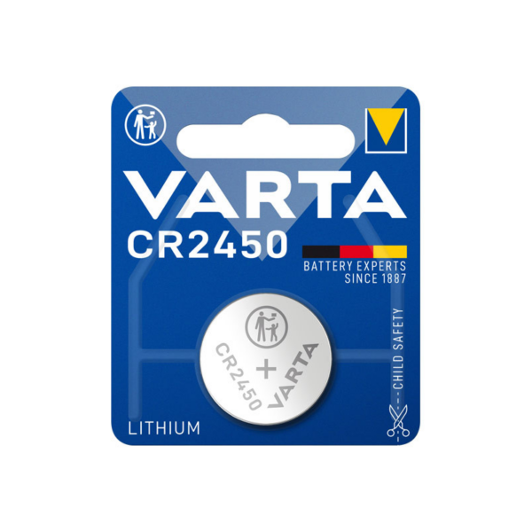 VARTA Professional Electronics Knopfzelle Batterie CR 2450 1er Blister