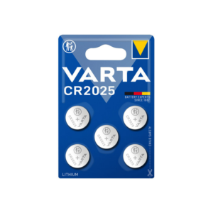 VARTA Professional Electronics Knopfzelle Batterie CR 2025 5er Blister