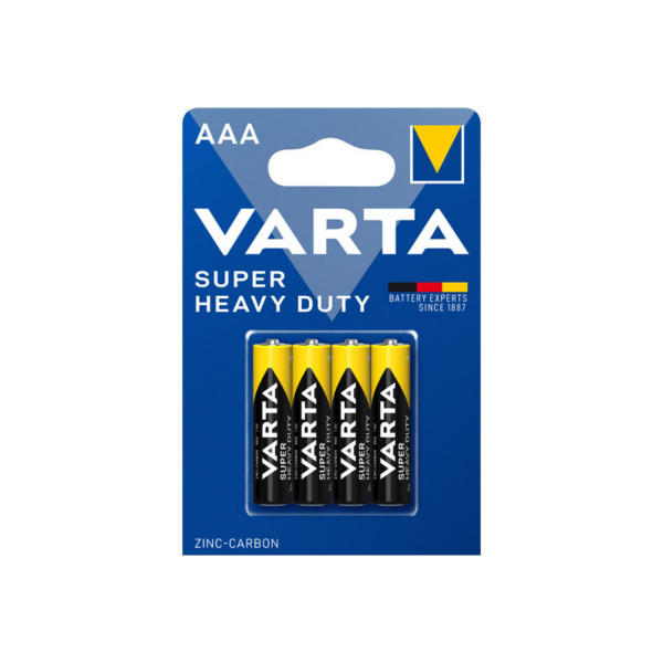 VARTA Super Heavy Duty Batterie Micro AAA R03 4er Blister