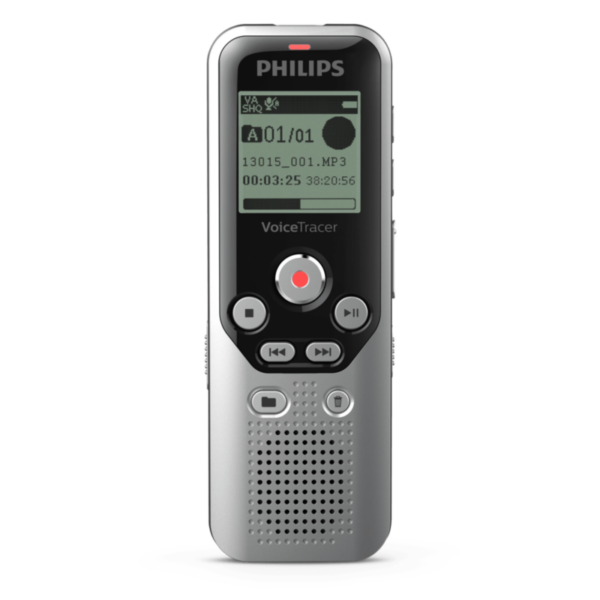 Philips Voice Tracer DVT1250 Digitales Stereo Diktiergerät 8GB Stimmaktivierung