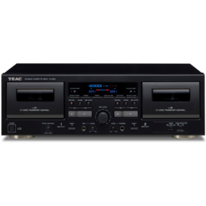 TEAC W-1200 Doppel-Kassettendeck USB-Ausgang schwarz