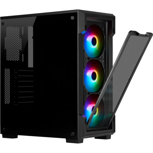 Corsair iCUE 220T RGB Midi Tower Smart Gehäuse mit gehärtetem Glas Schwarz