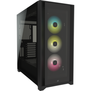 Corsair iCUE 5000X RGB Mid-Tower ATX Gaming Gehäuse schwarz TG Seitenfenster