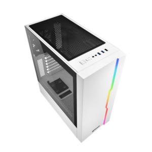 Sharkoon RGB Slider Midi-Tower ATX Gaming Gehäuse RGB LED