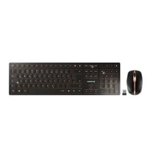 Cherry DW 9100 SLIM Kabellose Maus-Tastaturkombination schwarz