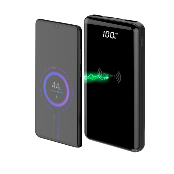 4smarts Wireless Powerbank Ultimate2 10000mAh QC PD schwarz 459355