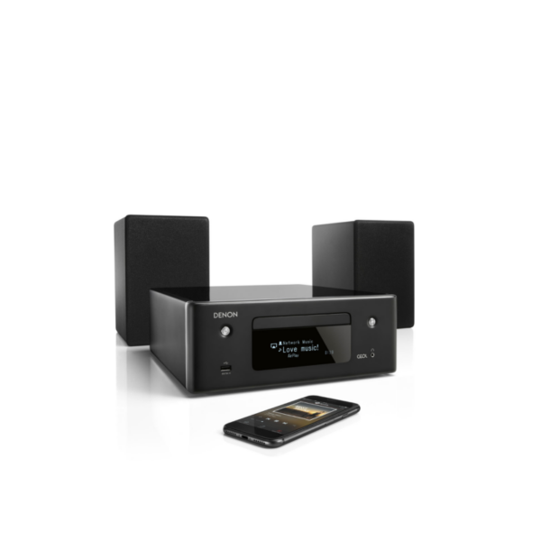 Denon CEOL N10 CD-Kompaktanlage HEOS Multiroom Bluetooth Airplay2 schwarz