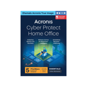 Acronis Cyber Protect Essentials Subscription 5 Geräte