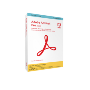 Adobe Acrobat Pro 2020 dt Win/Mac Box Student/Teacher
