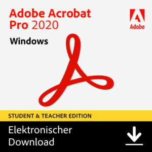 Adobe Acrobat Pro 2020 STE ESD Perpetual Win DE