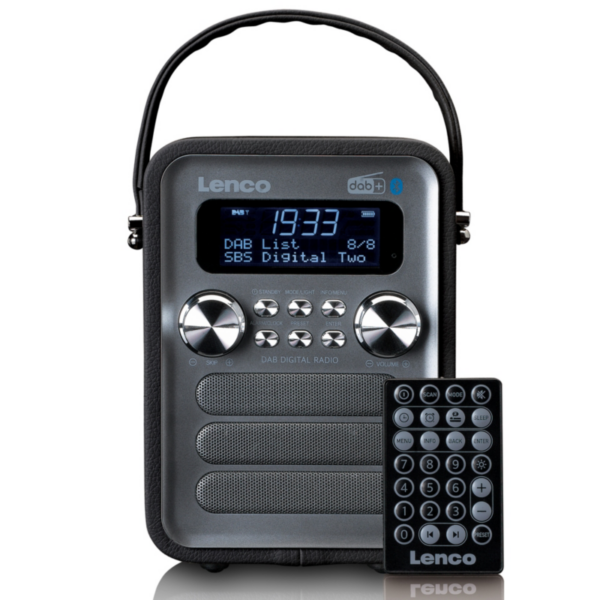 Lenco PDR-051BKSI Tragbares DAB+ FM-Radio m. BT