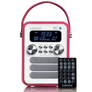 Lenco PDR-051PKWH Tragbares DAB+ FM-Radio mit BT