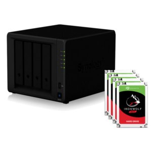 Synology DS418 NAS System 4-Bay 48TB inkl. 4x 12TB Seagate ST12000VN0008