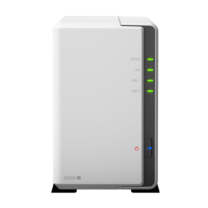 Synology Diskstation DS220J NAS System 2-Bay inkl. 2x 1TB Seagate ST1000VN002