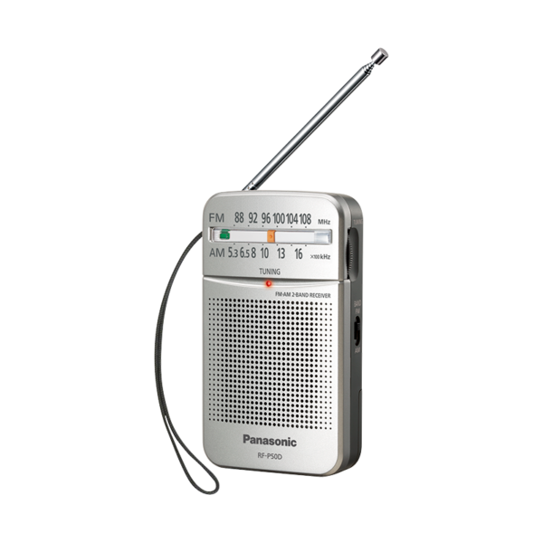 Panasonic RF-P50DEG-S Taschenradio silber