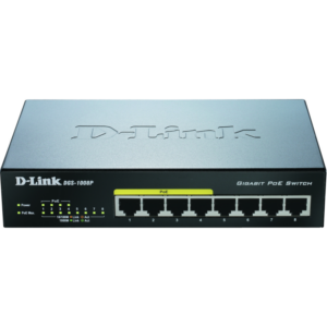 D-Link DGS-1008P 8x Gigabit Switch PoE