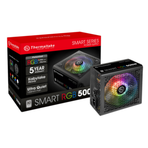 Thermaltake Smart RGB 500W Netzteil 80+ (120mm Lüfter)