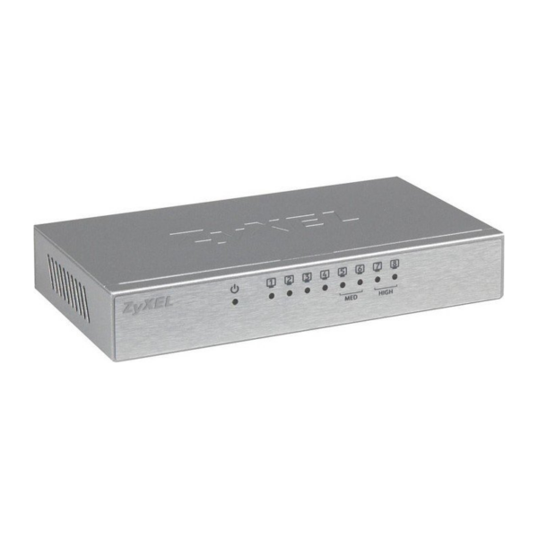 ZyXEL GS-108B V3 8-Port Gigabit Switch (4x QoS Ports)