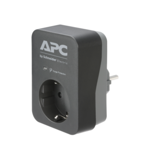 APC Surge Protector - PME1WB-GR - Steckdosenadapter mit Überspannungsschutz