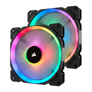 Corsair LL Series LL140 LED RGB Lüfter 140 mm 2er SET mit Lightning Node PRO