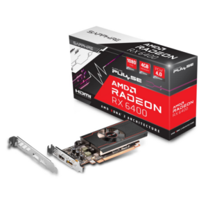 SAPPHIRE AMD Radeon RX 6400 Pulse Grafikkarte mit 4GB GDDR6 HDMI/DP