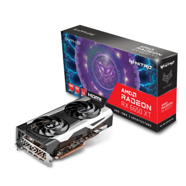 SAPPHIRE AMD Radeon RX 6650 XT OC Nitro+ Gaming Grafikkarte 8GB GDDR6