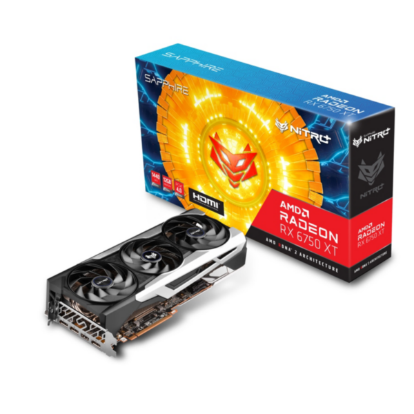 SAPPHIRE AMD Radeon RX 6750 XT OC Nitro+ Gaming Grafikkarte 12GB GDDR6