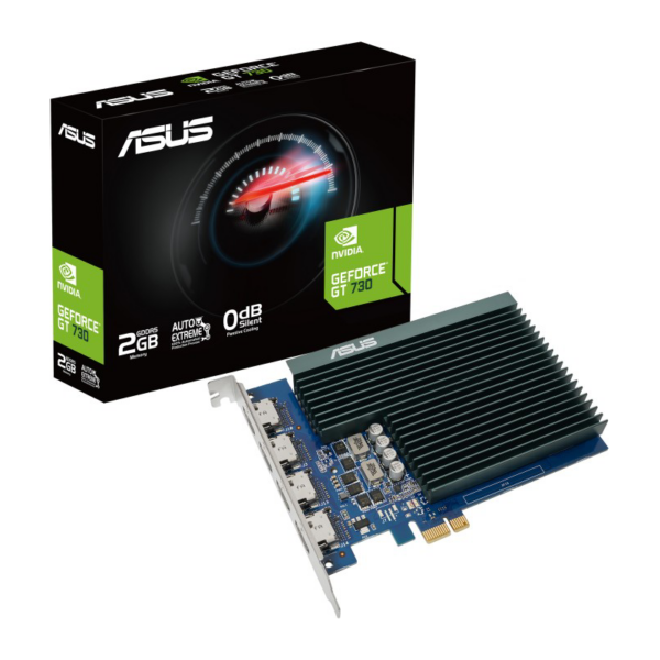 Asus GeForce GT 730 4H-SL-2GD5 2GB GDDR5 Grafikkarte passiv 4x HDMI