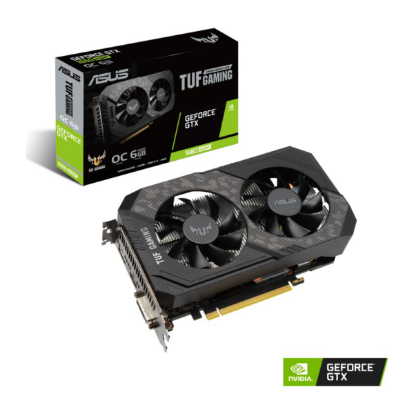 ASUS GeForce GTX 1660 Super OC TUF 6GB GDDR6 Grafikkarte DP/HDMI/DVI