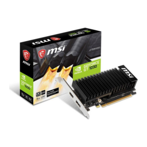 MSI GeForce GT 1030 2GHD4 LP OC 2GB GDDR4 Grafikkarte DP/HDMI passiv Low Profile