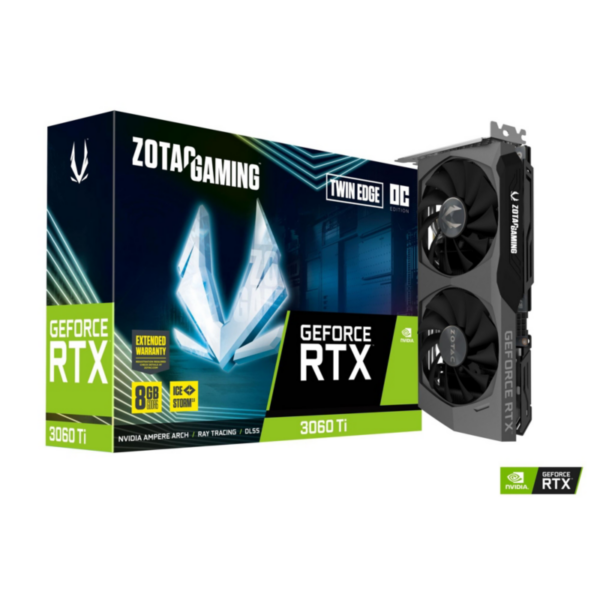 ZOTAC GAMING GeForce RTX 3060Ti Twin Edge OC 8GB GDDR6 Grafikkarte 3xDP/HDMI