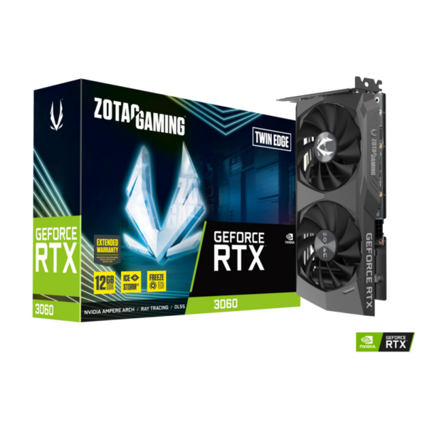 ZOTAC GAMING GeForce RTX 3060 Twin Edge 12GB GDDR6 Grafikkarte 3xDP/HDMI