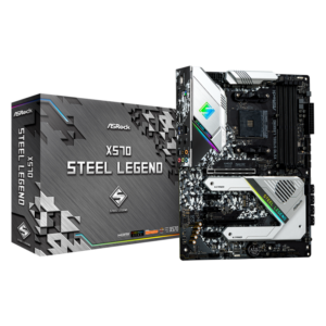 ASRock X570 Steel Legend AM4 ATX Mainboard M.2/HDMI/DP/USB3.2(Gen2)